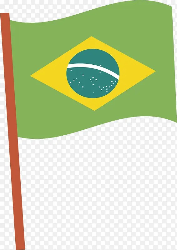绿色巴西国旗