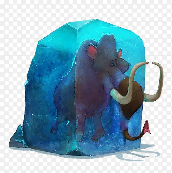 冰块里的大象