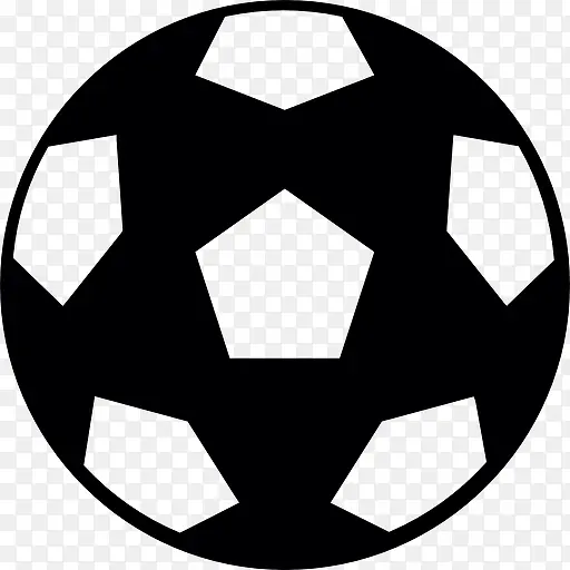足球球圆图标