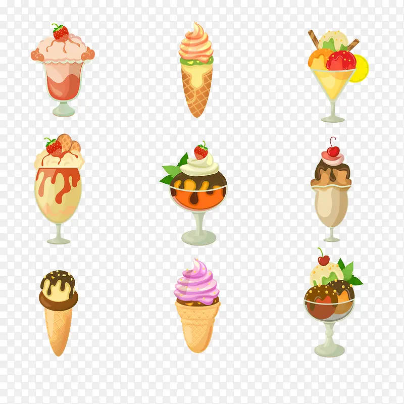 冰淇淋甜品合集