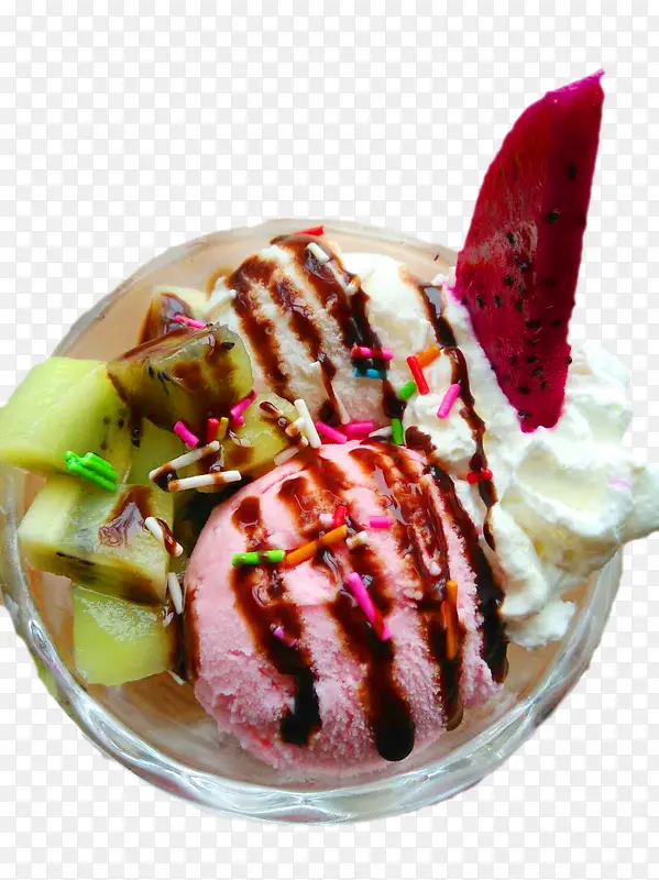 水果冰淇淋，清凉一夏
