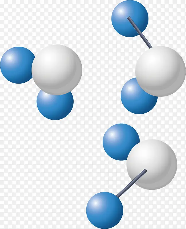 分子png矢量素材