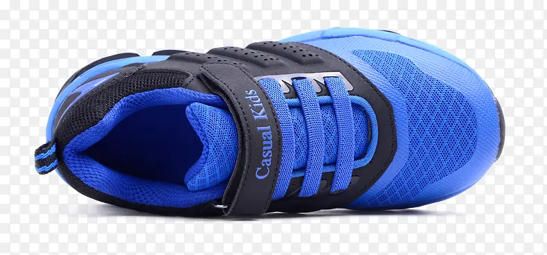 产品实物蓝色球鞋运动鞋