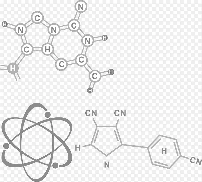 生物化学主题矢量素材