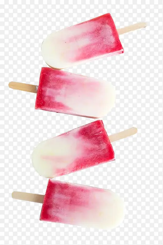 树莓酸奶冰棒