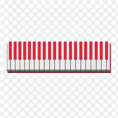 手绘钢琴键盘