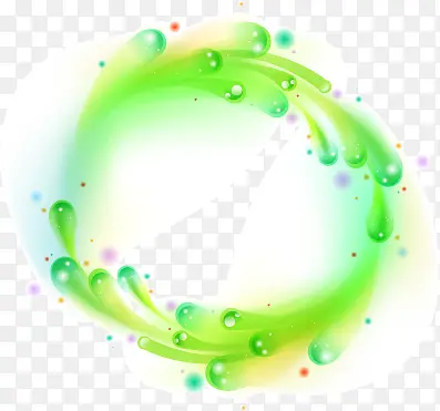 绿色圆环