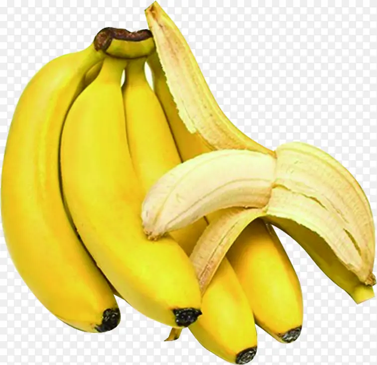 黄色新鲜香蕉水果营养