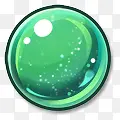 绿色气泡圆环