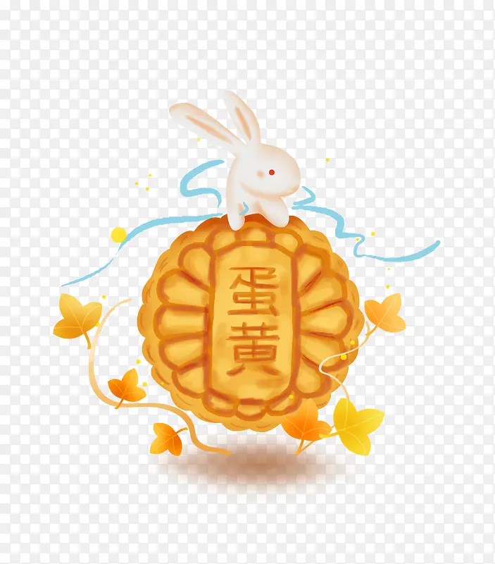 中秋节的兔子和月饼1