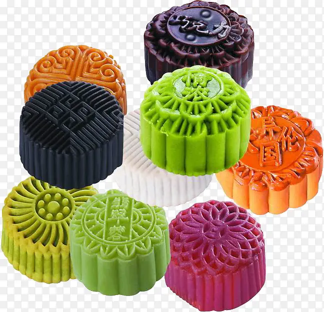 秋天一堆月饼