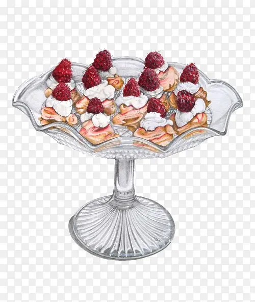 树莓奶油蛋糕
