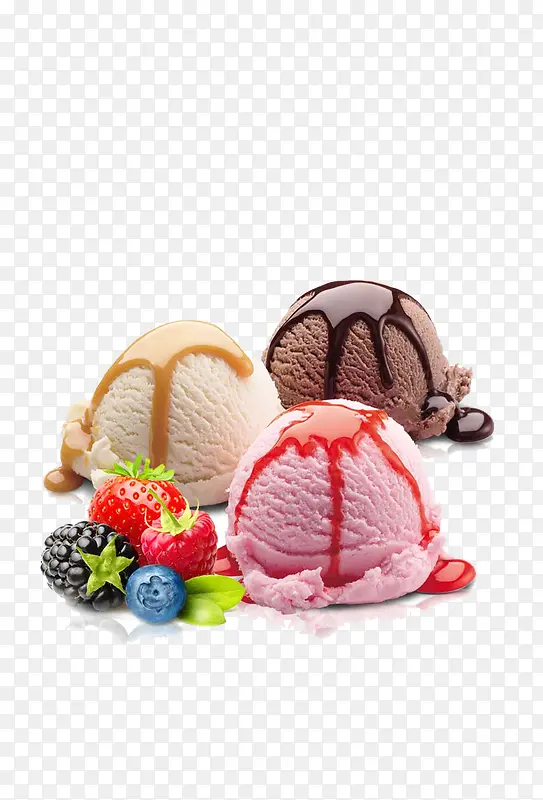 彩色冰激凌美味甜点