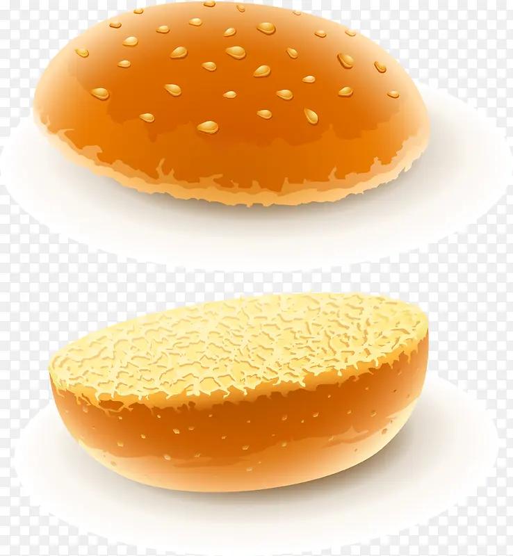 汉堡元素面包片