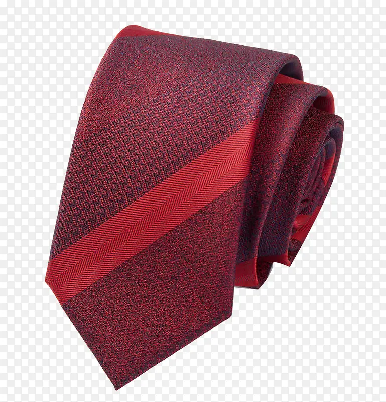 丝绸红色男士领带