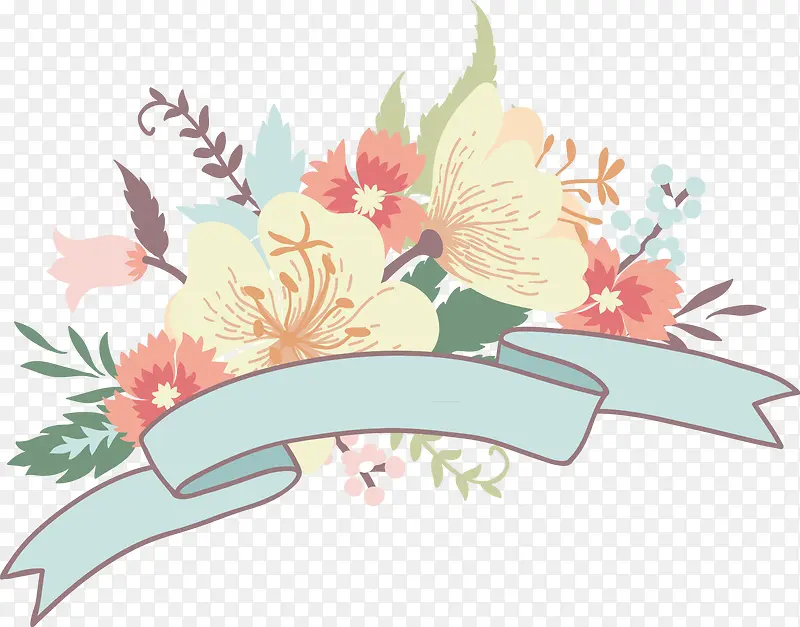 日系花纹装饰