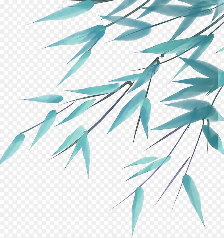 叶子，透明，素材
