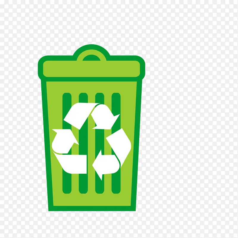 可回收垃圾桶环保素材