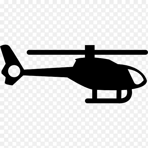 直升机的轮廓图标