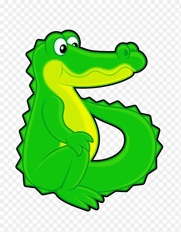 绿色小鳄鱼