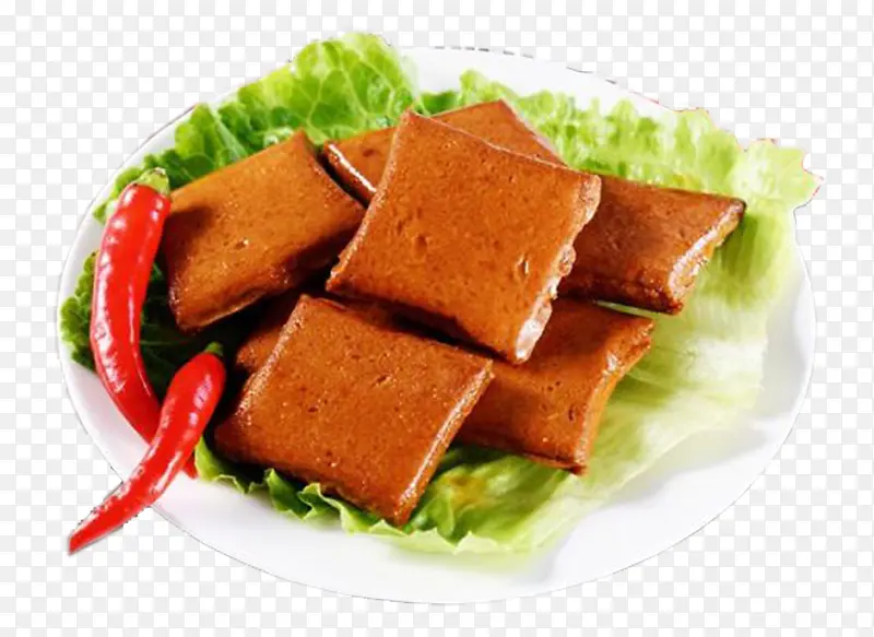 鱼豆腐美食图片