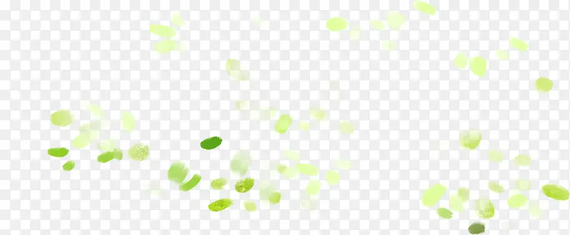 绿色漂浮树叶设计背景