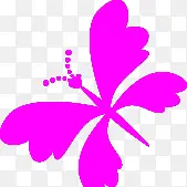 粉色蝴蝶背景