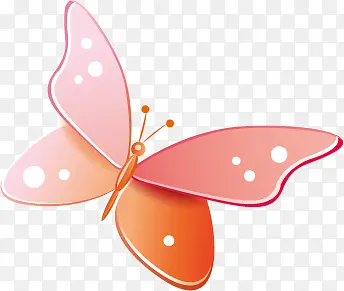 粉色靓丽蝴蝶设计