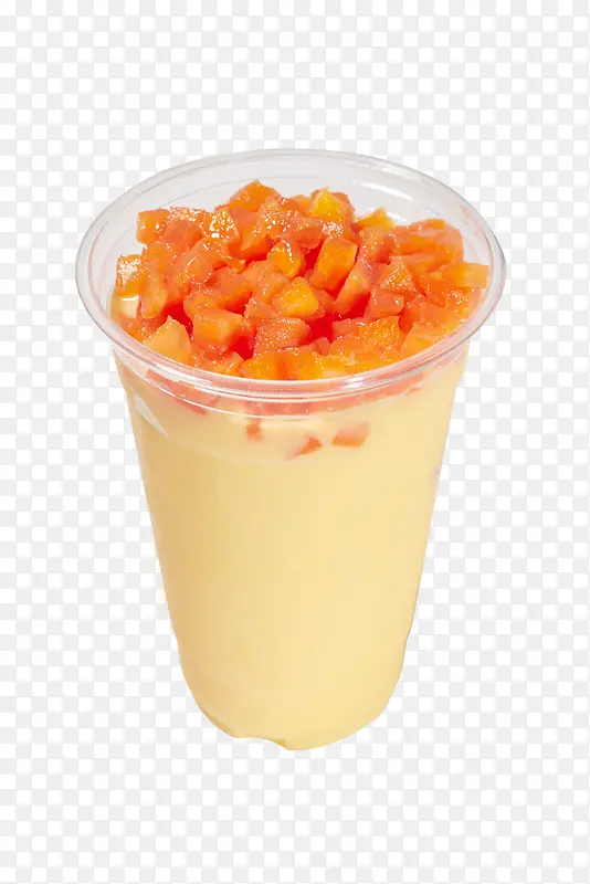 木瓜美人冰奶茶纯手工