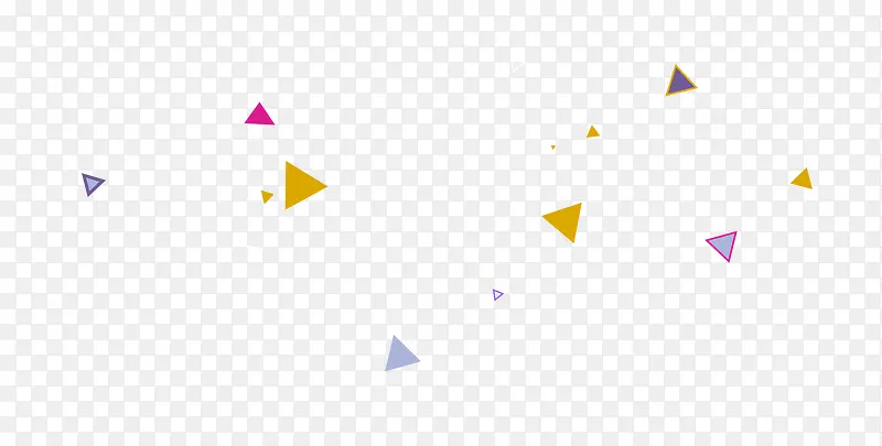 彩色三角形不规则图