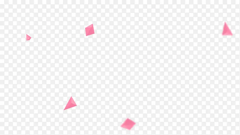 粉色矩形三角形