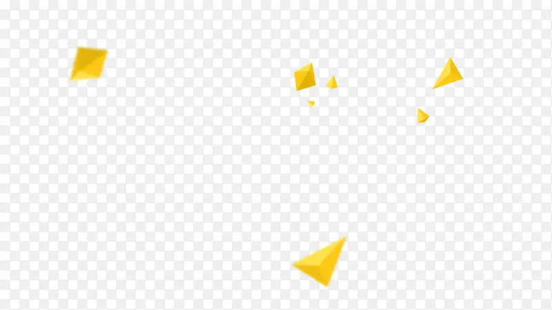 黄色矩形三角形
