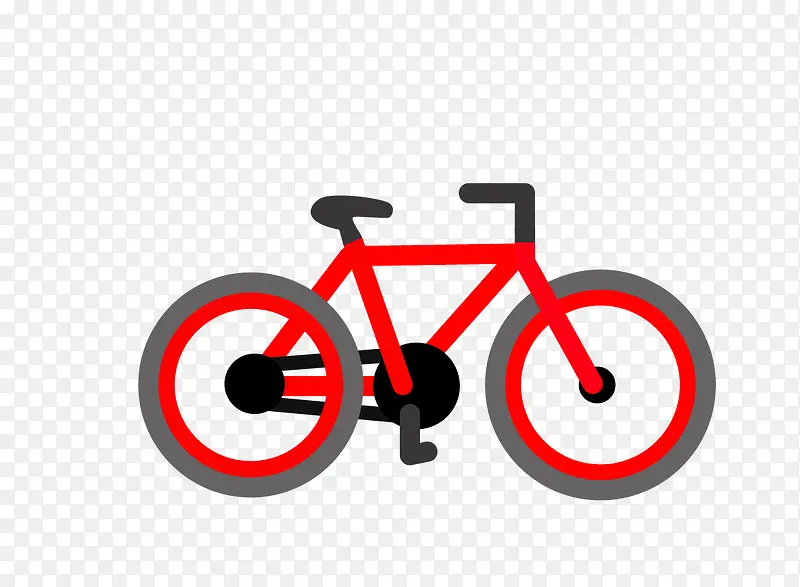 形状组合的自行车