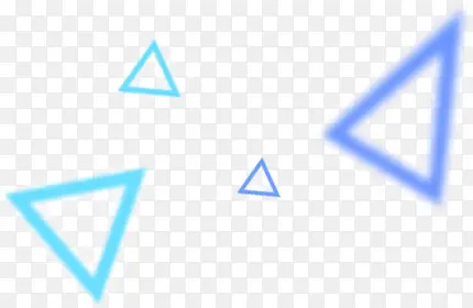 三角形不规则漂浮装饰