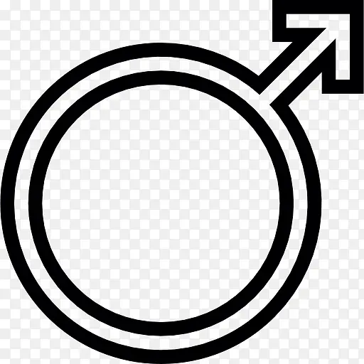 男性性别符号图标