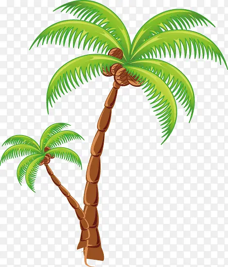夏天椰子树海报