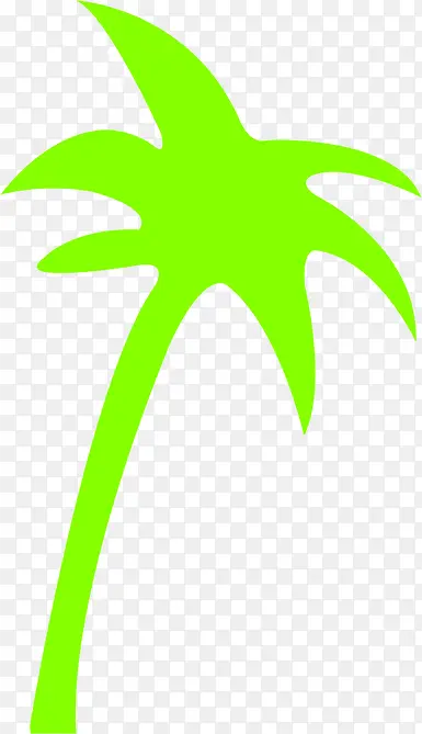 绿色椰子树剪影奥运会