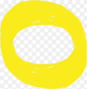 黄色个性创意圆形装饰
