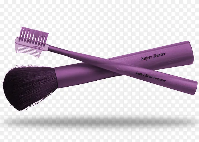 紫色化妆刷素材