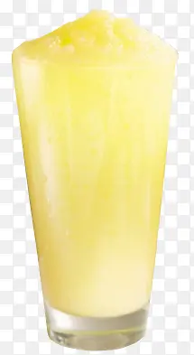 黄色柠檬刨冰