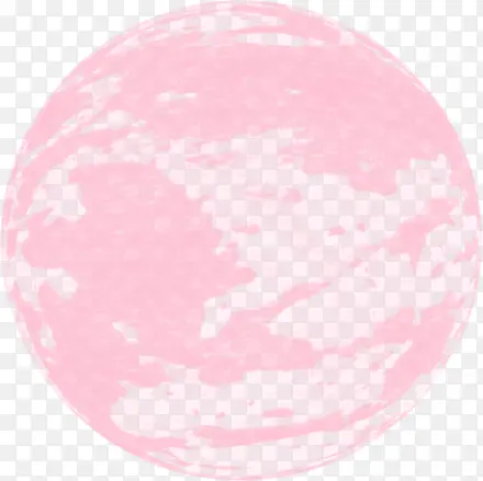 粉色可爱创意星球