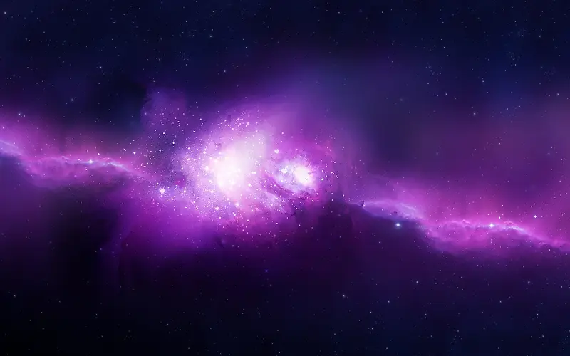 紫色天堂宇宙星球