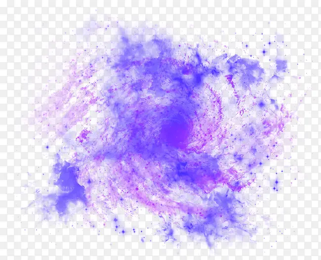 蓝紫色星云宇宙太空