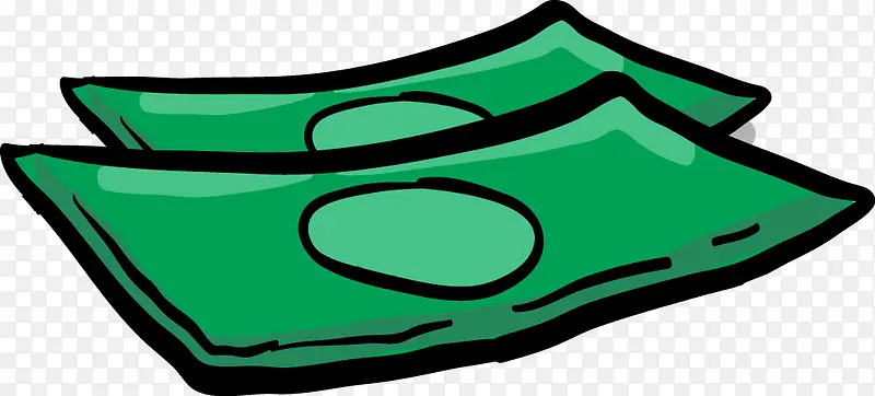 绿色纸币金钱