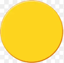 创意元素黄色几何形状圆形