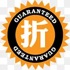 黄色字母折字标签