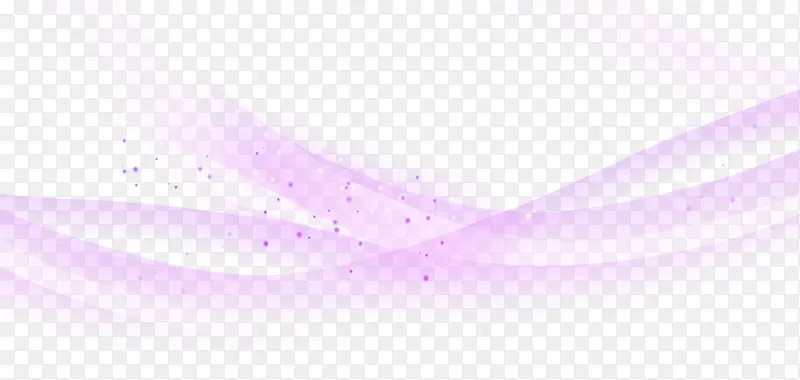 紫色手绘梦幻线条