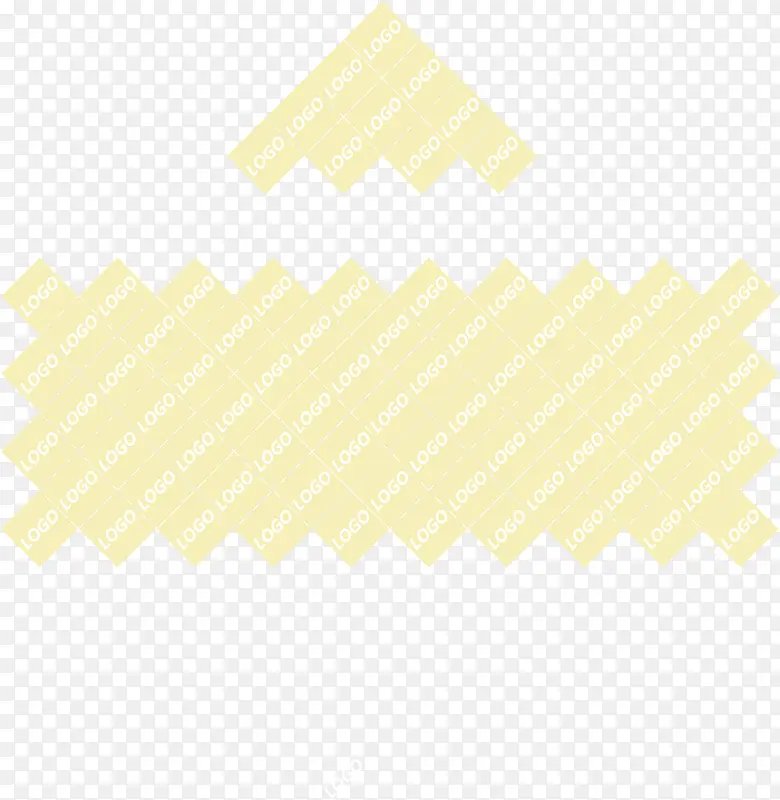 黄色字母三角标签