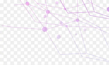 紫色线条科技商务装饰