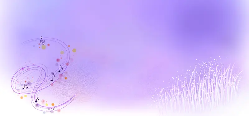 紫色手绘花背景
